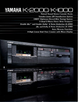 Yamaha K-1000-K-2000 - Brochure 